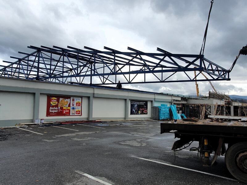 Κατασκευή Μεταλλικού Υπόστεγου 4