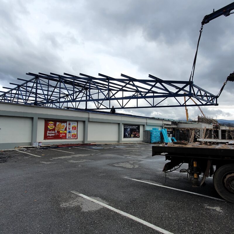 Κατασκευή Μεταλλικού Υπόστεγου 4